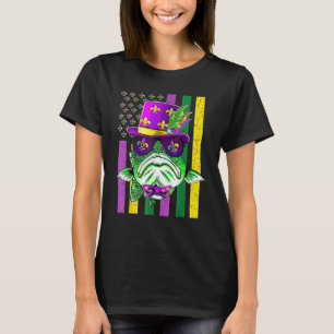 T-shirt Drapeau Américain Mardi Gras Pêche  Pêcheur Poisso