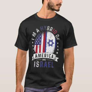 T-shirt Drapeau américain Patriot Israël Israël Israël Isr