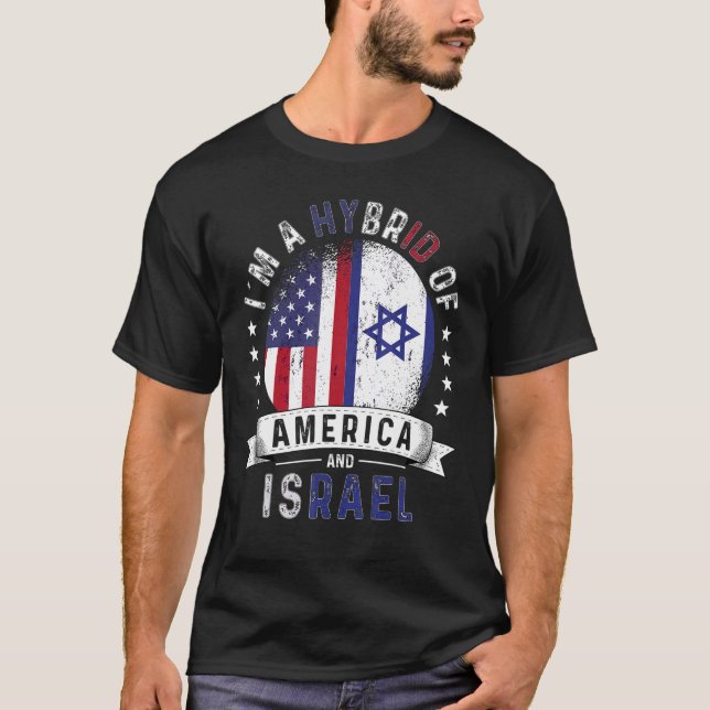 T-shirt Drapeau américain Patriot Israël Israël Israël Isr (Devant)