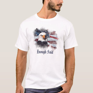T-shirt *~* Drapeau américain Patriotic Modern American Ea