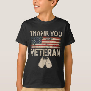 T-shirt Drapeau américain patriotique de remerciement aux