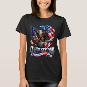 T-shirt Drapeau Américain Patriotique États-Unis - Hockey