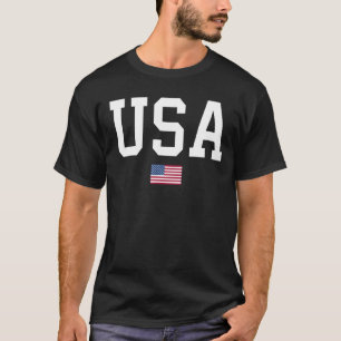 T-shirt Drapeau américain Patriotique Hommes Femmes Usa 4 