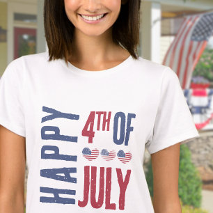 T-shirt Drapeau américain patriotique USA 4 juillet