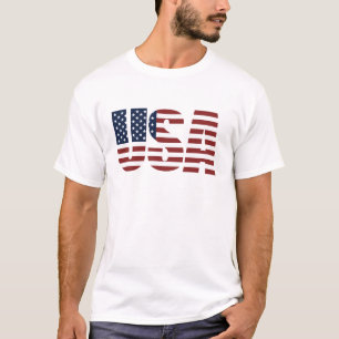 T-shirt Drapeau américain patriotique USA 4 juillet