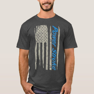 T-shirt Drapeau américain Power Stroke