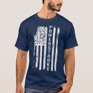 T-shirt Drapeau américain Powerstroke