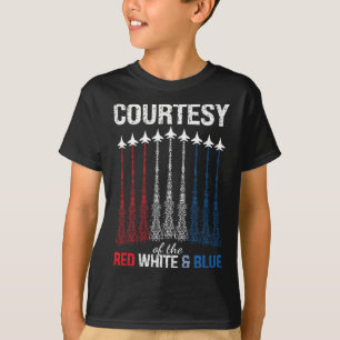 T-shirt Drapeau américain rouge blanc bleu de chasseurs 4