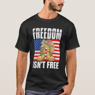 T-shirt Drapeau américain Soldat patriotique Liberté Liber