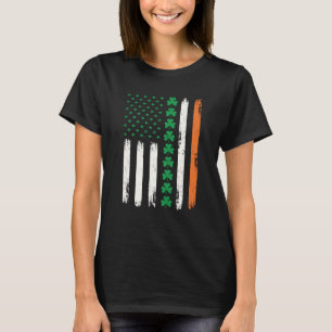 T-shirt Drapeau américain St Patrick's Day Vintage irlanda