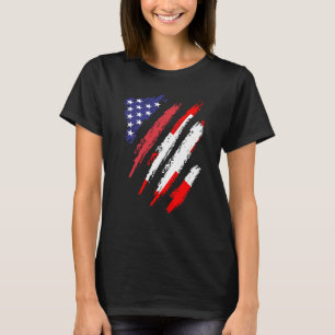 T-shirt Drapeau américain Suisse USA Patriot Herita