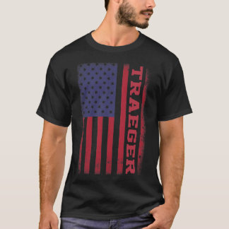 T-shirt Drapeau américain TRAEGER