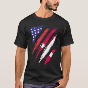T-shirt Drapeau américain USA Patriot Heritage M