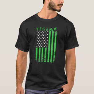 T-shirt Drapeau Américain Vegan Quart Juillet Famille Corr