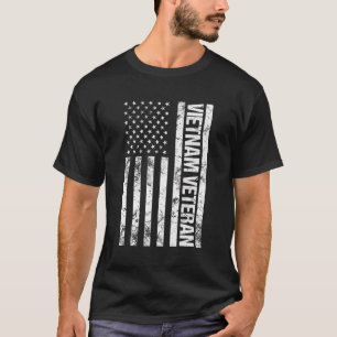 T-shirt Drapeau américain Vietnam vétéran