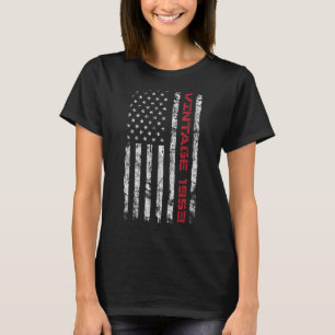 T-shirt Drapeau américain vintage 1953 70e anniversaire 70