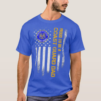 T-shirt Drapeau Américain vintage Fier D'Être Une Côte