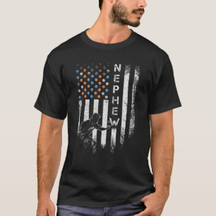 T-shirt Drapeau américain vintage Fier Ping Pong Nephew Ta