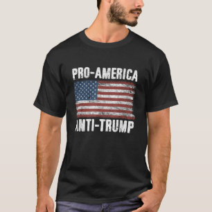 T-shirt Drapeau américain Vintage Pro America Anti Trump