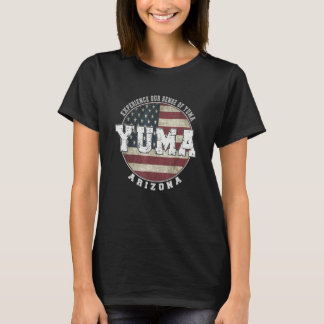 T-shirt Drapeau américain vintage Yuma Arizona
