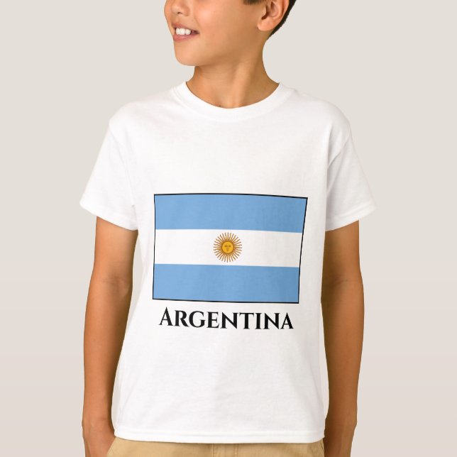 T-shirt Drapeau argentin (Devant)