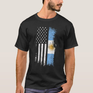 T-shirt Drapeau argentin américain Argentine USA