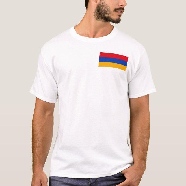 T-shirt Drapeau Arménie (Devant)