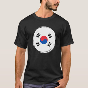 T-shirt Drapeau artistique sud-coréen