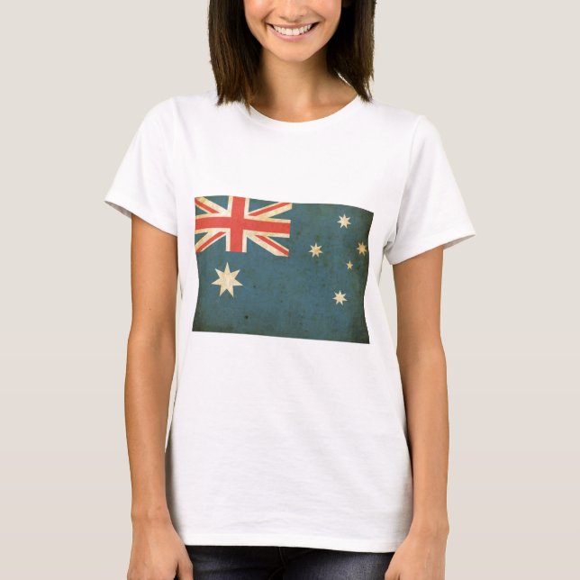 T-shirt Drapeau Australie vintage (Devant)
