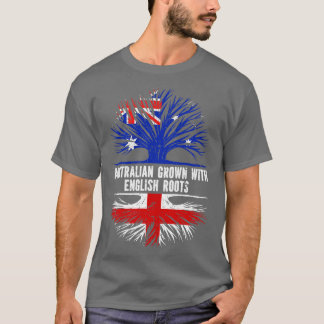 T-shirt Drapeau australien aux racines anglaises Australie