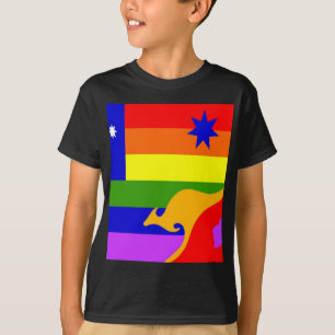 T-shirt Drapeau australien de gay pride