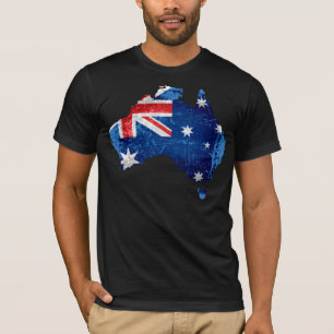 T-shirt Drapeau australien et carte #2