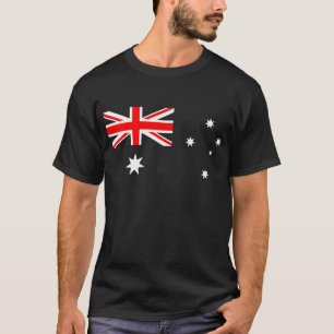 T-shirt Drapeau australien (sans le bleu)
