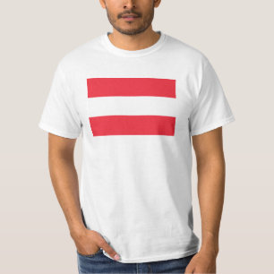 T-shirt Drapeau Autriche