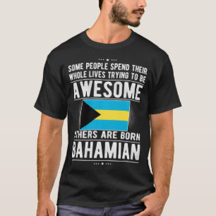 T-shirt Drapeau bahaméen incroyable Bahamas Racines bahamé