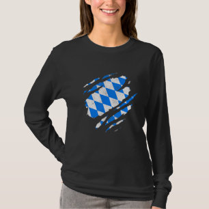 T-shirt Drapeau bavarois Munich Allemagne Europe Allemagne