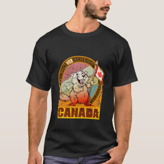 T-shirt Drapeau Beaver Canada