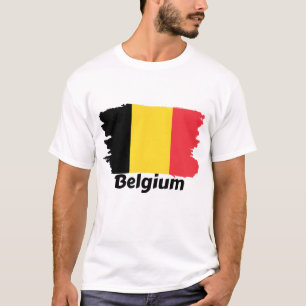 T-shirt Drapeau Belgique
