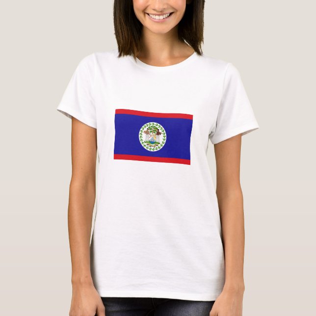 T-shirt Drapeau bélizien (Devant)