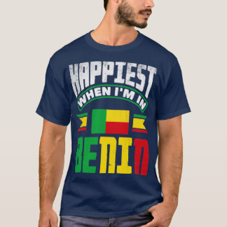 T-shirt Drapeau béninois béninois béninois18