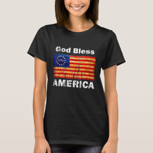 T-shirt Drapeau Betsy Ross 1776 Guerre révolutionnaire Die