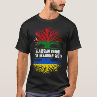 T-shirt Drapeau biélorusse aux racines ukrainiennes