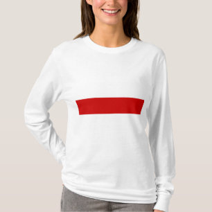 T-shirt Drapeau biélorusse (rouge et blanc)