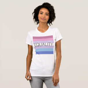 T-shirt Drapeau Bigender ÉGALITÉ