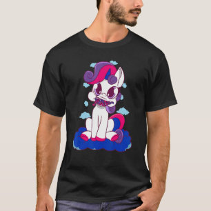 T-shirt Drapeau bisexuel de dragon LGBT Bi Pride B