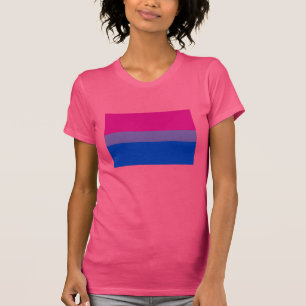T-SHIRT DRAPEAU BISEXUEL OFFICIEL DE FIERTÉ