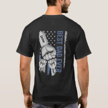 Drapeau bleu américain meilleur papa