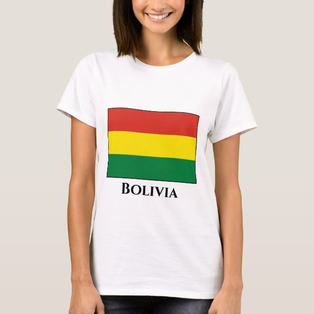 T-shirt Drapeau bolivien (Devant)
