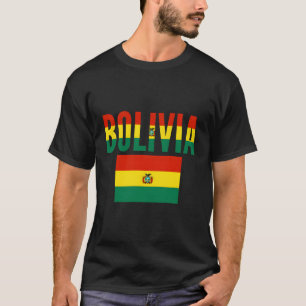 T-shirt Drapeau bolivien de Bolivie