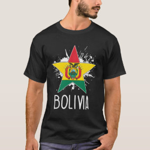 T-shirt Drapeau bolivien patriotique Bolivie